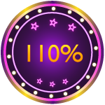 110% на первый депозит